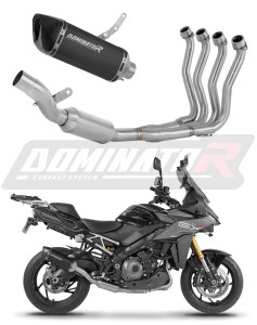 Suzuki GSX-S 1000 GX 2024 Impianto di scarico Collettori Marmitta Silenziatore HP6 NERO EX + dB killer