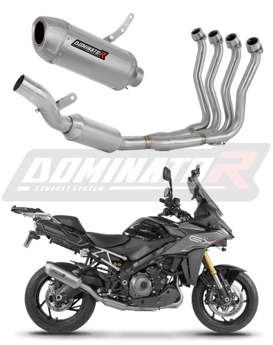 kompletny układ wydechowy z tłumikiem DOMINATOR Full System S6 EX pasujący do motocykla Suzuki GSX-S 1000 GX 2024