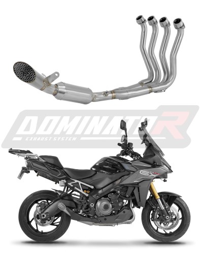 complete exhaust system with muffler DOMINATOR Full System GP3 EX fits to Suzuki GSXS 1000 GX 2025  2026
