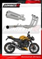 impianto di scarico completo con silenziatore DOMINATOR Full System GPS adatto alla moto Triumph Street Triple 765 RS 2024 - 2025 5
