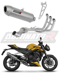 Triumph Street Triple 765 RS 2024 - 2025 Full Exhaust System Collector Silencer S6 + dB killer