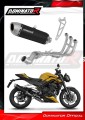 impianto di scarico completo con silenziatore DOMINATOR Full System S6 nero adatto alla moto Triumph Street Triple 765 RS 2024 - 2025 6
