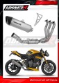 complete exhaust system with muffler DOMINATOR Full System titanium HP6 fits to Triumph Speed Triple 1200 RS / RR 2021  2024 2