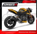 impianto di scarico completo con silenziatore DOMINATOR Full System S6 nero adatto alla moto Triumph Speed Triple 1200 RS / RR 2021 - 2024 4