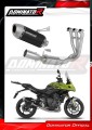 impianto di scarico completo con silenziatore DOMINATOR Full System S6 nero adatto alla moto Triumph Tiger Sport 660 2025 - 2026 2