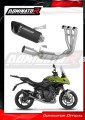 impianto di scarico completo con silenziatore DOMINATOR Full System HP6 nero adatto alla moto Triumph Tiger Sport 660 2025 - 2026 2