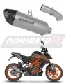 exhaust muffler DOMINATOR titanium HP8 fits the motorcycle KTM 125 Duke 2021   2023