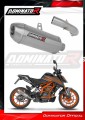 exhaust muffler DOMINATOR S3 fits the motorcycle KTM 125 Duke 2021   2023 2