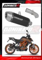exhaust muffler DOMINATOR S3 BLACK fits to KTM 125 Duke 2021  2023 2