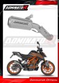 exhaust muffler DOMINATOR GPS fits the motorcycle KTM 125 Duke 2021   2023 2