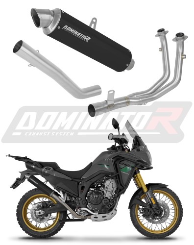 Rieju Aventura 500 2023 - 2026 Full system Kolektor wydech tłumik GPF BLACK + dB killer