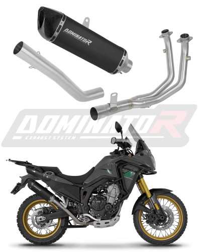 Rieju Aventura 500 2023 - 2026 Full system Kolektor wydech tłumik HP6 BLACK + dB killer