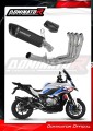 impianto di scarico completo con silenziatore DOMINATOR Full System HP6 nero adatto alla moto BMW S1000XR 2020 - 2026 2