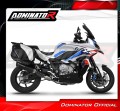 impianto di scarico completo con silenziatore DOMINATOR Full System HP6 nero EX adatto alla moto BMW S1000XR 2020 - 2026 4