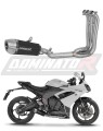 kompletny układ wydechowy z tłumikiem DOMINATOR Full System S3 CZARNY pasujący do motocykla Triumph Daytona 660 2024 - 2026