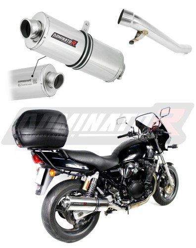 GSX 750 INAZUMA Exhaust SUZUKI Homologated EC Type approval  Street legal Approval Certificate Muffler Auspuff Sportauspuff Silencer Echappement Silencieux Scarico Scarichi Escape Wydech Tłumik OVAL 1998 - 2003 Dominator x