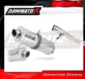 scarico silenziatore DOMINATOR omologato OVAL adatto alla moto GSX 750 INAZUMA 1998 - 2003 4
