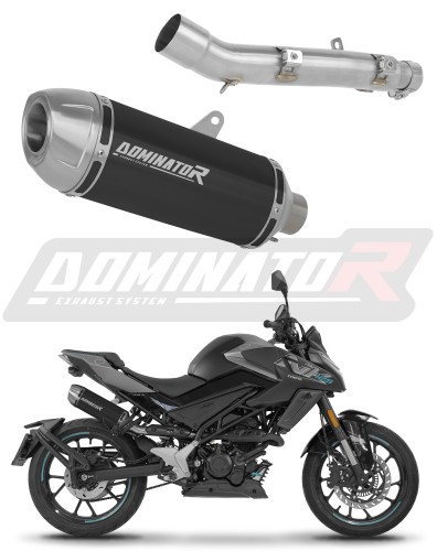 CF MOTO 125 NK 2025 - 2026 wydech tłumik S3 BLACK + dB killer