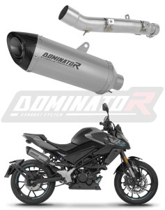 CF MOTO 125 NK 2025 - 2026 Terminale di Scarico Marmitta Silenziatore Titanio HP8 + dB killer