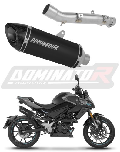 CF MOTO 125 NK 2025 - 2026 wydech tłumik HP8 BLACK + dB killer