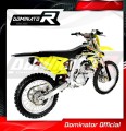 RMZ RM-Z 450 EXHAUST Suzuki Muffler Auspuff Sportauspuff Silencer Echappement Silencieux Scarico Scarichi Escape Wydech Tłumik Carbon Tip MX 2013 - 2018 DOMINATOR 2