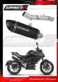 CF MOTO 125 NK 2025 - 2026 Terminale di Scarico Marmitta Silenziatore HP8 NERO + dB killer 1