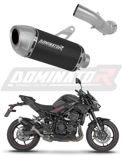 exhaust muffler DOMINATOR S6 BLACK fits to Kawasaki Z900 2025 2026 1