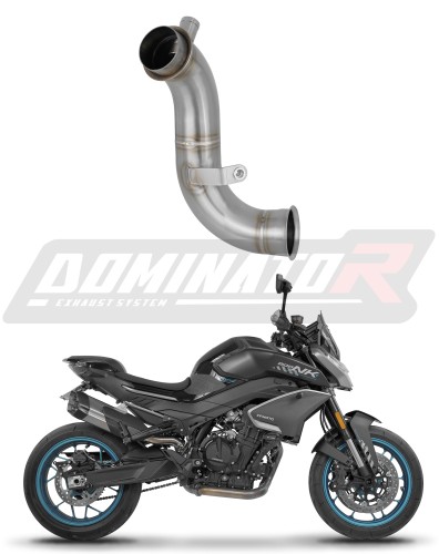 decat silenziatore centrale DOMINATOR Mid pipe adatto alla moto CF MOTO 800 NK 2023 2026
