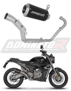 Zontes G1 Scrambler 125 2025 - 2026 Impianto di scarico Collettori Marmitta Silenziatore GPS BLACK + dB killer