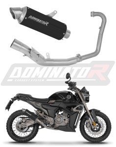 Zontes G1 Scrambler 125 2025 - 2026 Impianto di scarico Collettori Marmitta Silenziatore GPF BLACK + dB killer