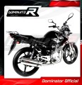 YBR 125 EXHAUST Yamaha Muffler Auspuff Sportauspuff Silencer Echappement Silencieux Scarico Scarichi Escape Wydech Tłumik OVAL 2009 - 2018 DOMINATOR 2