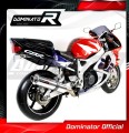 CBR 900 RR FIREBLADE SC33 EXHAUST Honda Muffler Auspuff Sportauspuff Silencer Echappement Silencieux Scarico Scarichi Escape Wydech Tłumik ROUND 1996 - 1999 Dominator 2