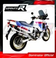XRV 750 AFRICA TWIN RD04 EXHAUST Honda Muffler Auspuff Sportauspuff Silencer Echappement Silencieux Scarico Scarichi Escape Wydech Tłumik Carbon Tip HP1 1990 - 1992 Dominator 2