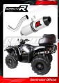 GRIZZLY 700 EPS EXHAUST Yamaha Muffler Auspuff Sportauspuff Silencer Echappement Silencieux Scarico Scarichi Escape Wydech Tłumik Carbon Tip MX 2016 -  DOMINATOR 
