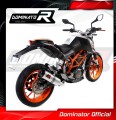390 DUKE EXHAUST KTM Muffler Auspuff Sportauspuff Silencer Echappement Silencieux Scarico Scarichi Escape Wydech Tłumik Carbon Tip HP3 2013 - 2016 Dominator 2